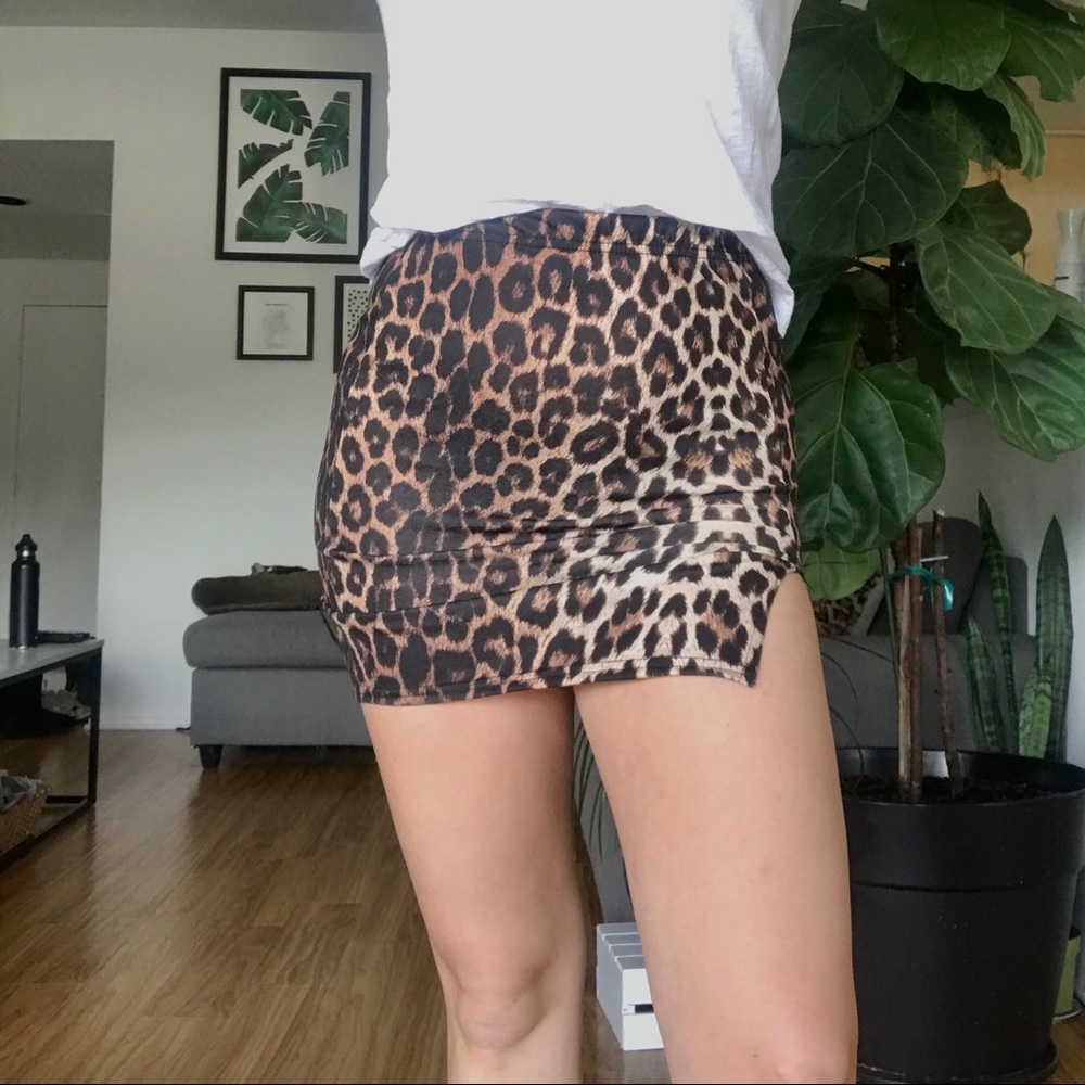 Cheetah Mini Skirt